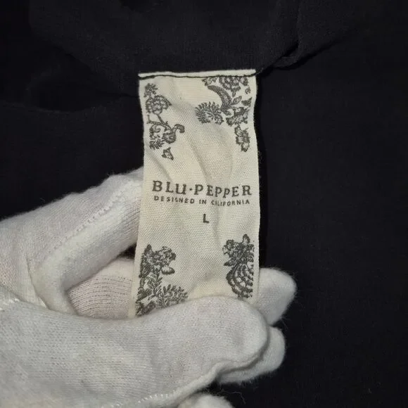 Metaphor Black Empire Waist V-Neck Sleeveless Flowy Midi Dress 2 Piece Set 16 - Picture 16 of 16